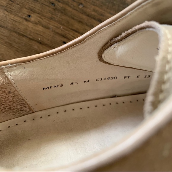 Cole Haan Suede shoes. Beige. Nike soles. Size 8.5 - Picture 5 of 7